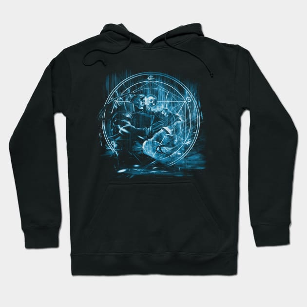 philosophal storm blue-alfons Hoodie by kharmazero